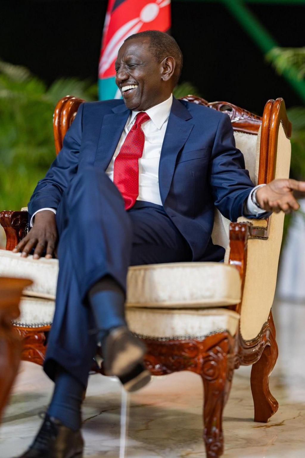 President William Ruto during a media roundtable on June 30, 2024