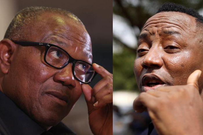 Peter Obi and Omoyele Sowore. [Facebook/Getty Images]
