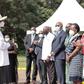 President Yoweri Museveni arriving for the launch of the 2024 population census results