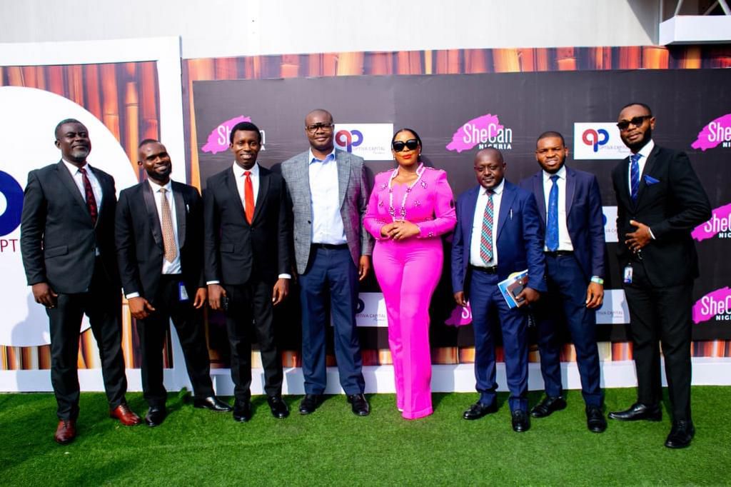 Dr Kimemia with Optiva Capital Partners Team at SheCan Conference