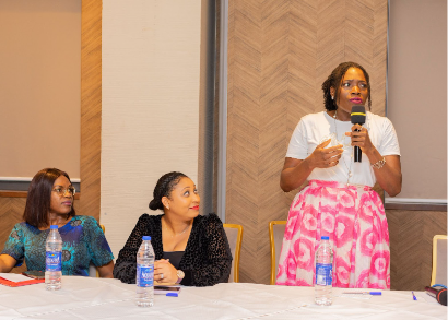 Guests discussing during the event