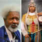 Prof. Wole Soyinka and Aralola Olumuyiwa