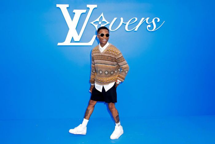 Wizkid at Pharrell Williams's Louis Vuitton S/S 2025 Men’s show