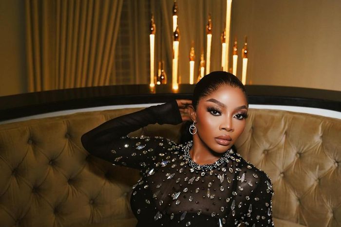 Toke Makinwa appreciates her mother [Instagram/Toke Makinwa]