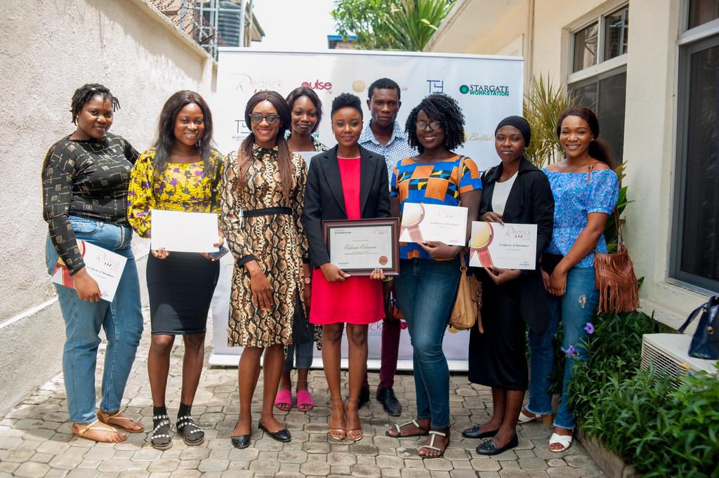 Participants at the 2019 RAW workshops in Lagos