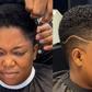 A lady having a haircut [YouTube]