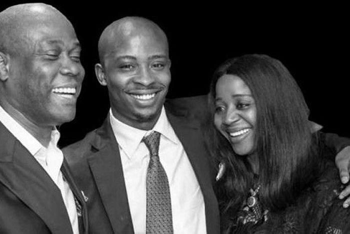 Herbert Wigwe, Wife, Chizoba and son, Chizi, died in a helicopter crash in California, USA  [X:@myaccessbank]