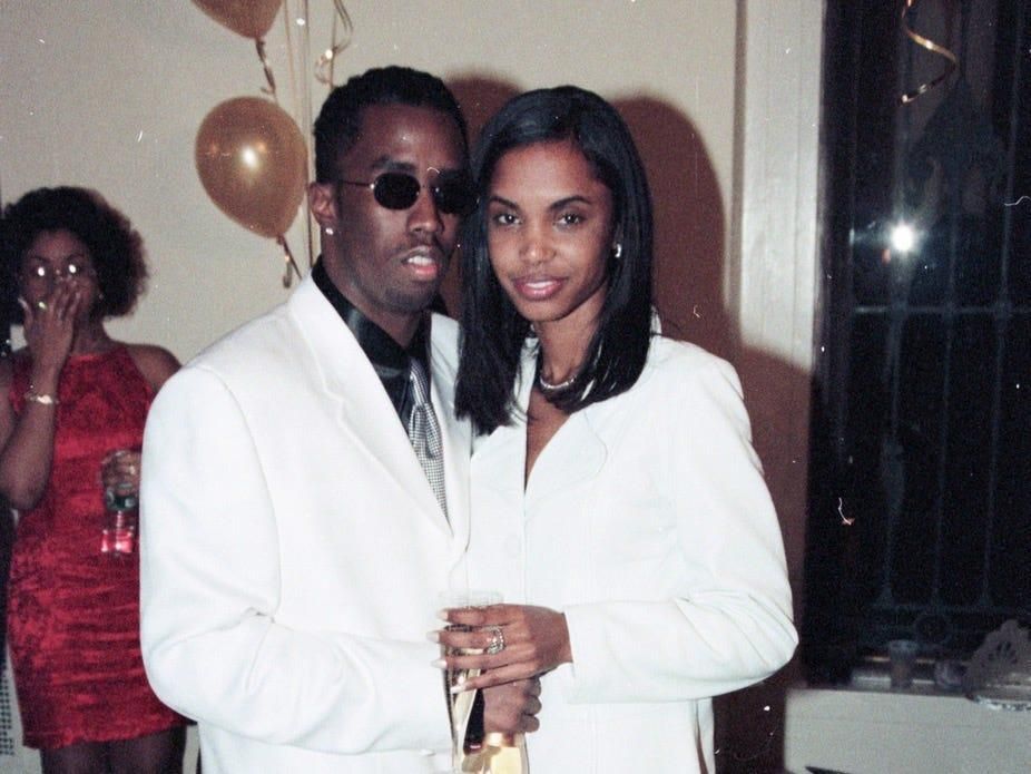 Diddy and Kim Porter at a new year's eve celebration in 1994.Nitro/Getty Images