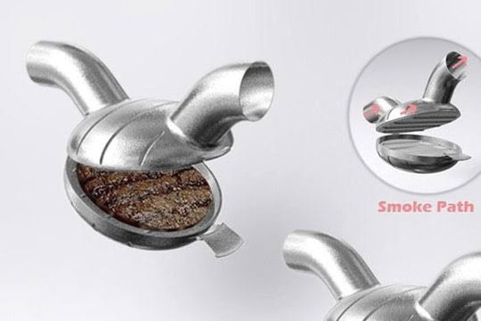 Car exhaust grill [Bon Appetit]