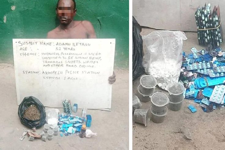 The suspect and exhibits [NAN]