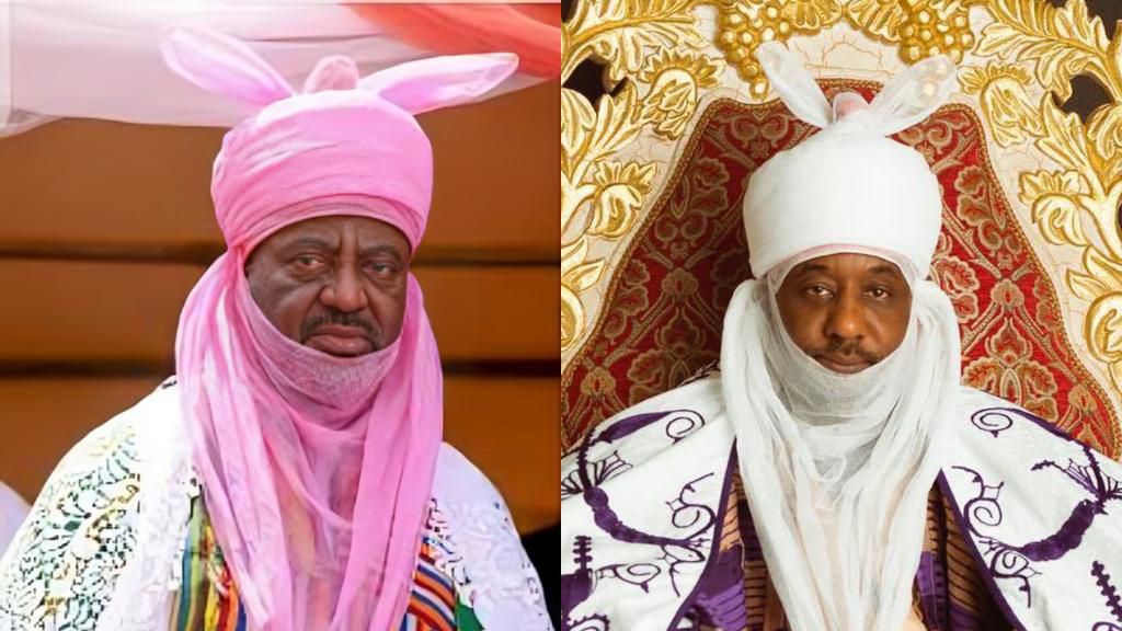 Ado Bayero and Sanusi Lamido. [Facebook]
