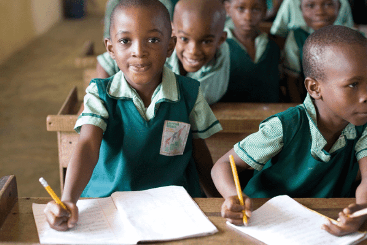 Nigerian school kids [Businessday NG]