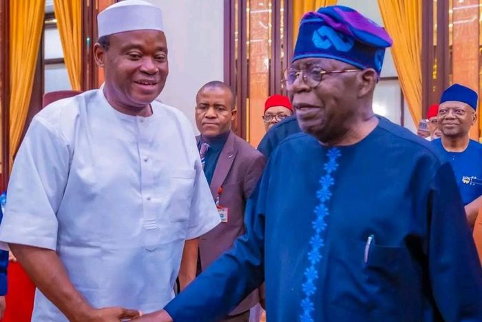 President Bola Tinubu and Senator Jimoh Ibrahim [Twitter:@JimohIbrahimCFR]