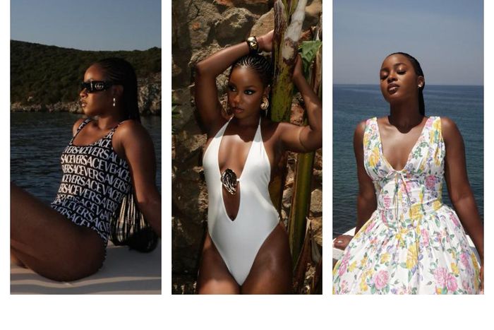 Bella Okagbue vacation looks [Instagram]