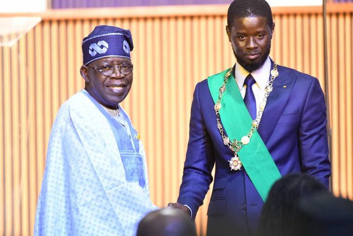 President Bola Tinubu of Nigeria and his Senegalese counterpart, Bassirou Diomaye Faye.