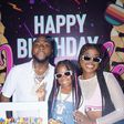 Davido, Sophia Momodu and their daughter Imade, who was born in 2015