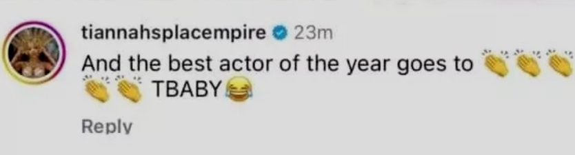 Toyin Lawani's comment