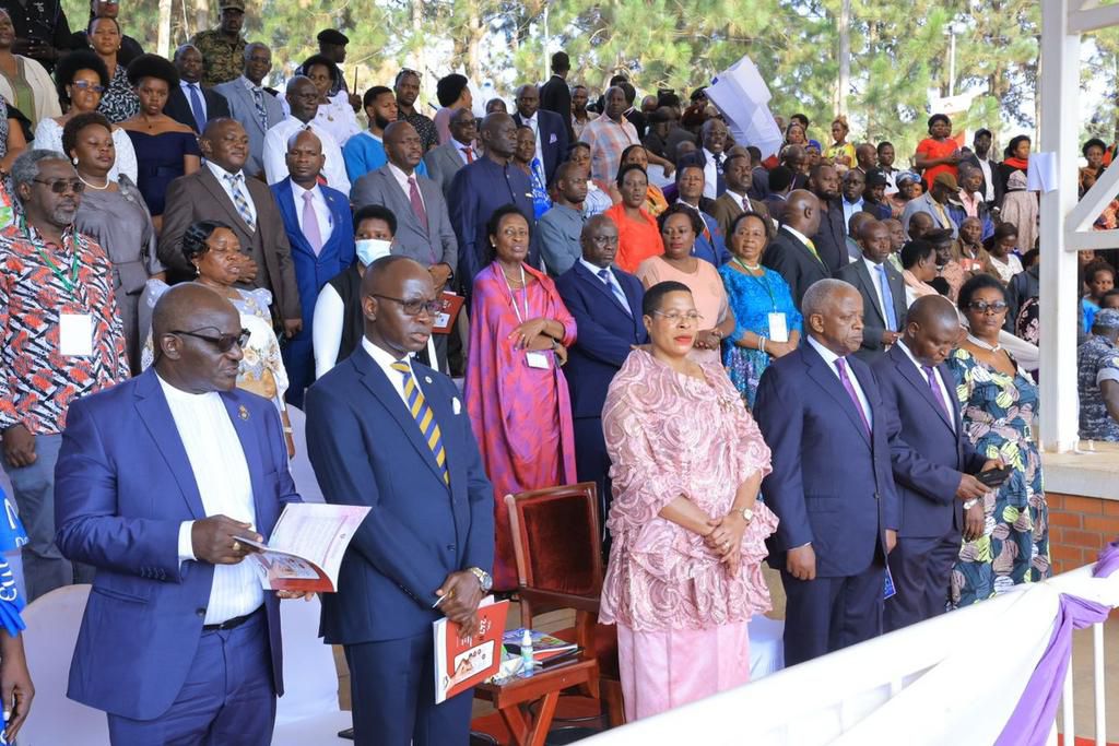 Government officials at the Anglican Shrine