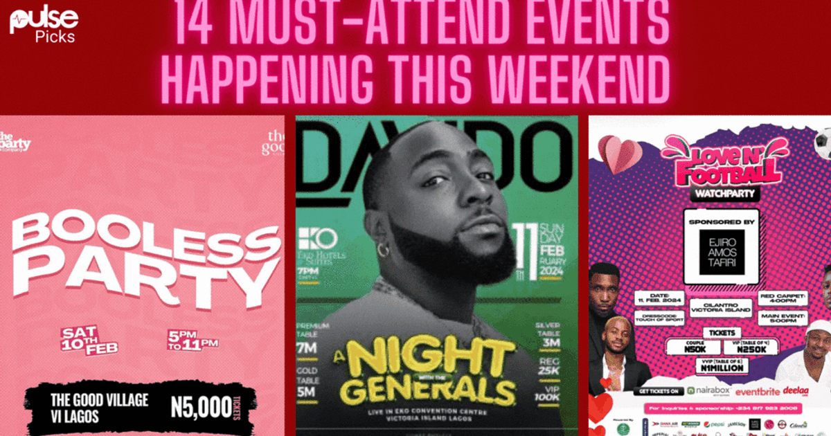 Weekend Vibes: 14 must-attend events happening this weekend | Pulse Nigeria