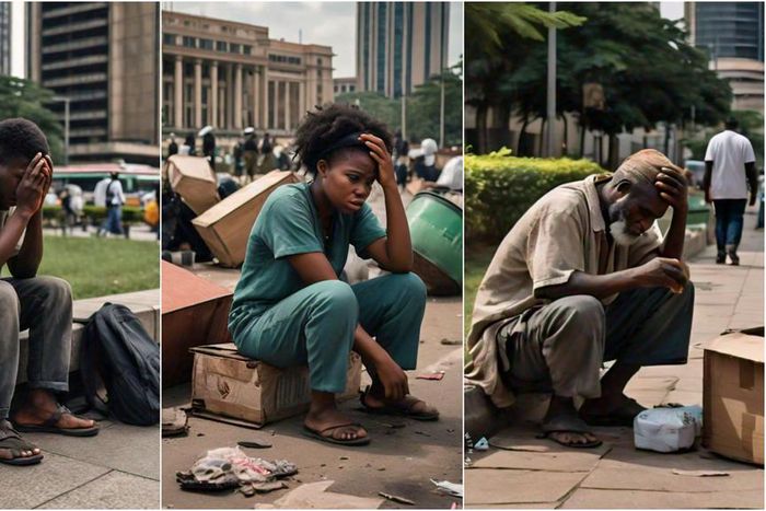 Surviving in Abuja metropolis. [Meta AI Image]