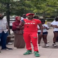 Kenyans in U.S camp at IMF Headquarters in Washington, stage protests
