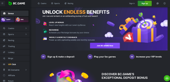 BC.Game - Casino with Swift Payout Offering over 7,000 Games