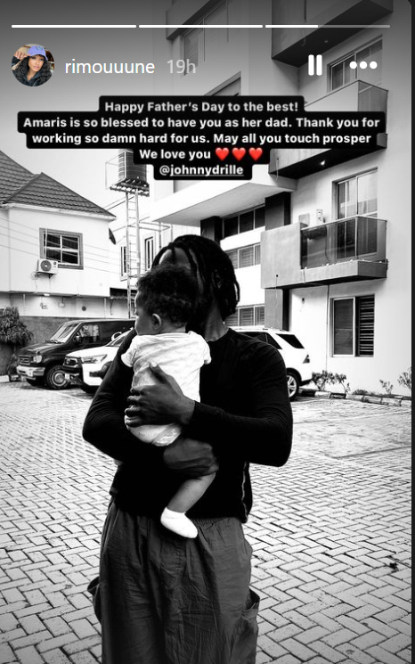 Rinu's post for her husband Johnny Drille
