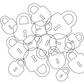 How many padlocks do you see? [Shutterstock/Lyudmyla Kharlamova]