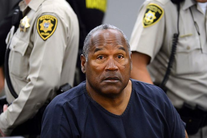 OJ Simpson, a former pro football star, was in prison from 2008-2017 for a botched robbery.