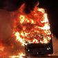 A bus on fire [BBC]