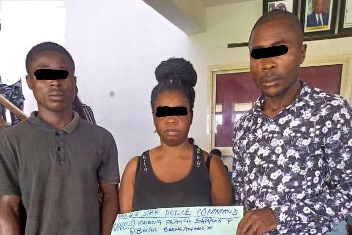 The lady and her boyfriend were arrested in their hideout [Leadership]