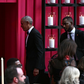 Former US President Barack Obama leaving the White House State Dinner in honour of President William Ruto on May 23, 2024. Photo credit: AFP