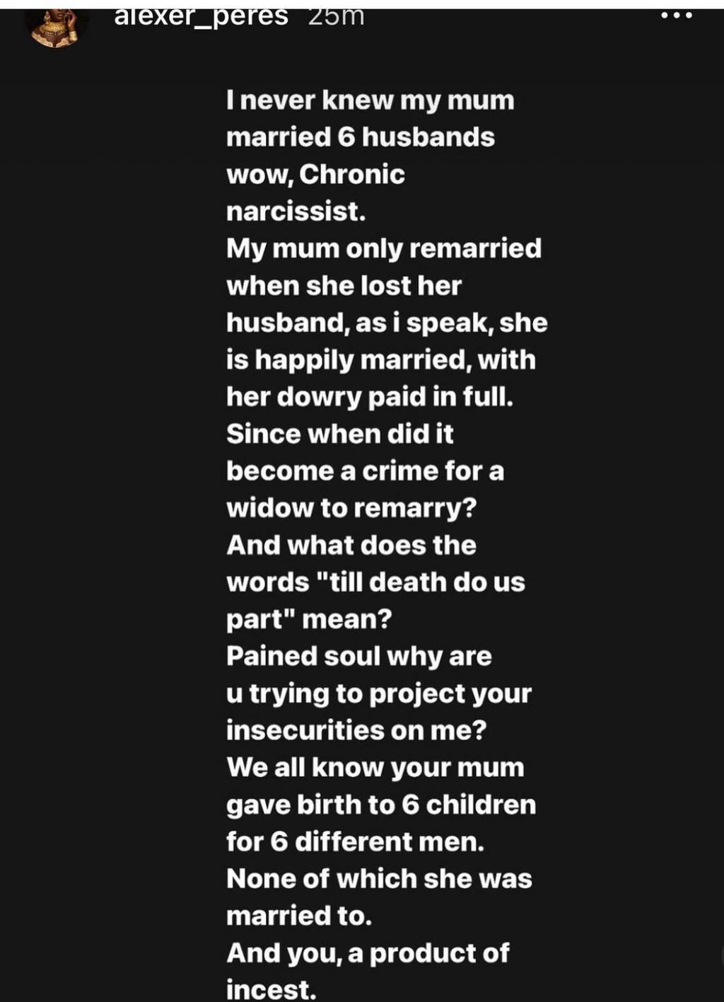 Alexer's first post [Instagram/Alexer_peres}