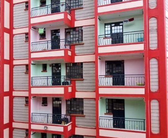 A block of apartments