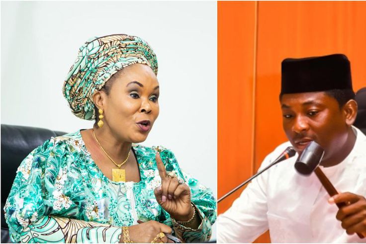 Minister of Women Affairs, Uju Kennedy-Ohanenye and Niger State Assembly Speaker Abdulmalik Sarkindaji [X, formerly Twitter]