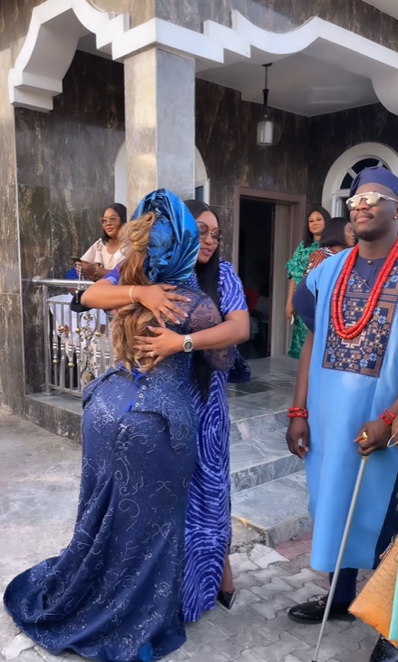 Queen Mercy and David thanked the Commissioners wife for attending [Instagram/Queenmercyatang]