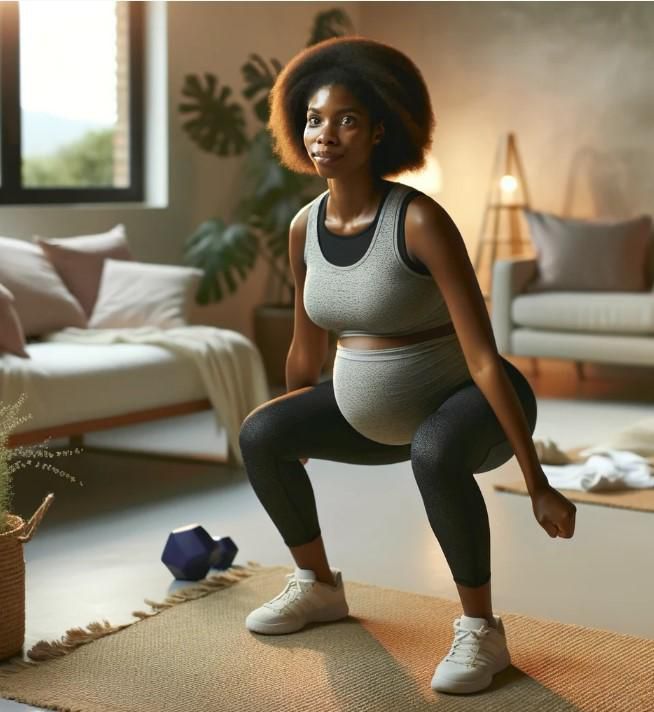 Squats for pregnant women