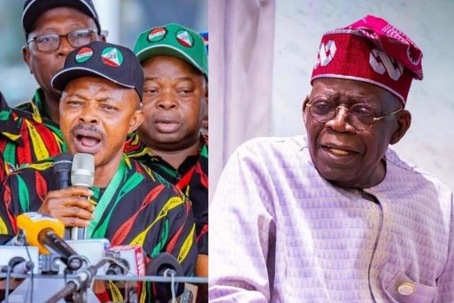 NLC, Bola Ahmed Tinubu. [Facebook]