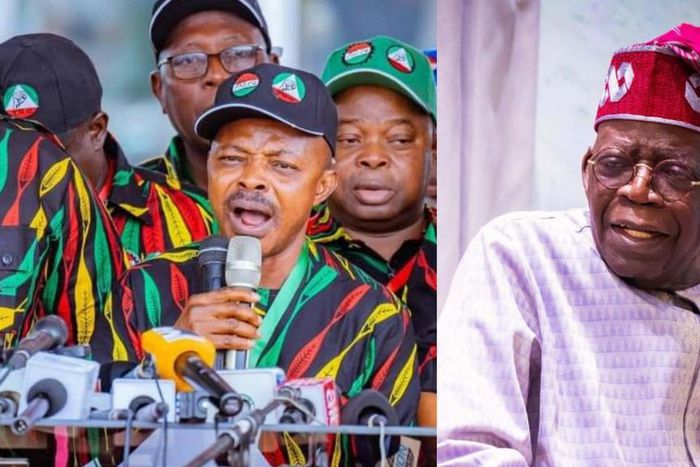 NLC, Bola Ahmed Tinubu. [Facebook]