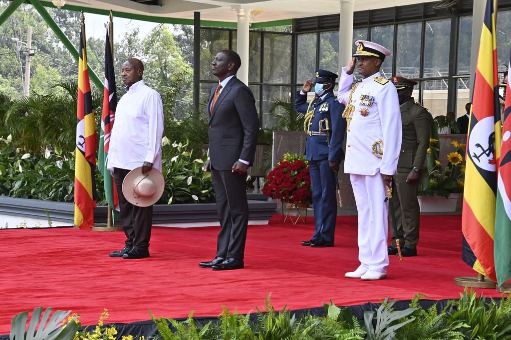 President William Ruto hosted President Yoweri Museveni at State House, Nairobi on May 16, 2024