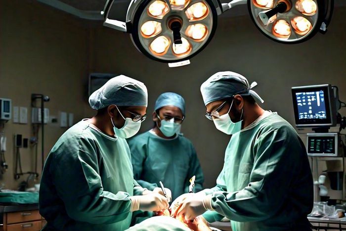 Doctors performing surgery (image used for illustrative purpose) [Meta AI]