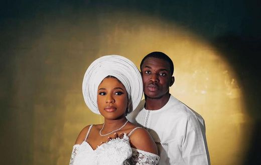 Gospel singer Theopjilus Sunday and his fiance Ashlee White [Instagram/Theophilus Sunday]