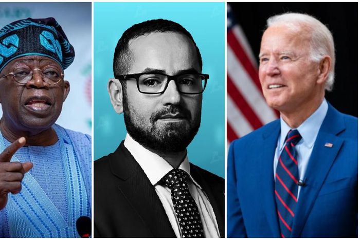 President Bola Tinubu, Binance Executive, Tigran Gambaryan and US President, Joe Biden.