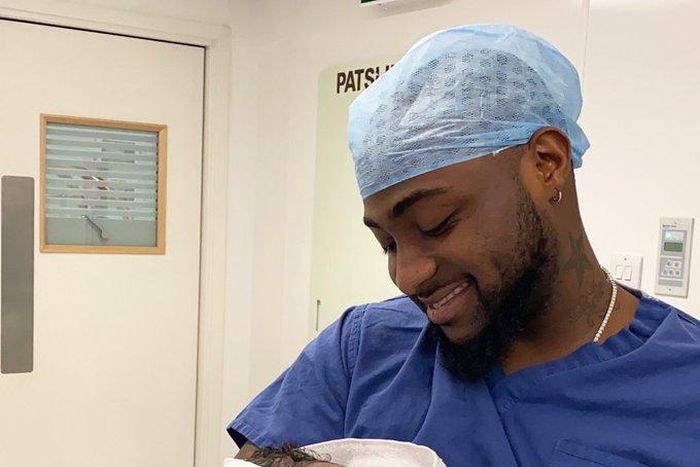 Davido welcomes first son and child with Chioma {Twitter/iam_davido]