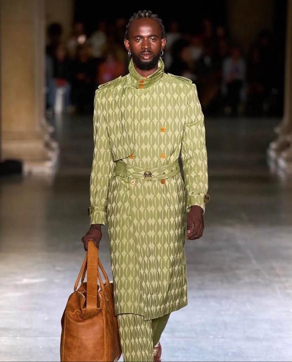 Black Sherif walks London Fashion Week