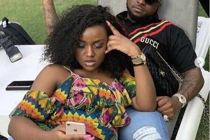 Davido all loved up with bae, Chioma Avril