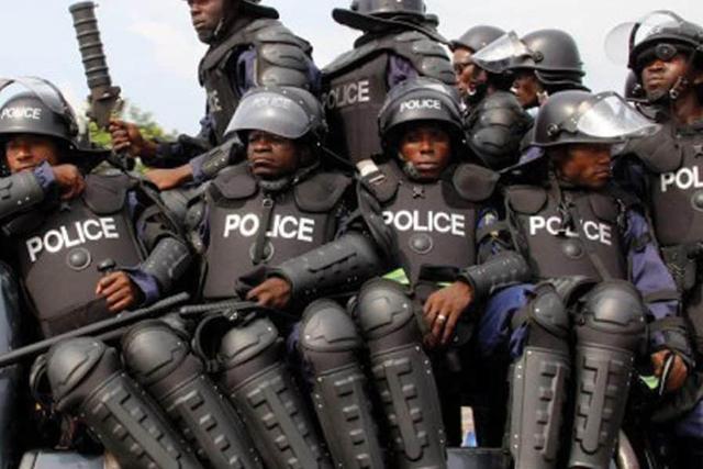 Nigeria Police shooting exercise [Naija News]