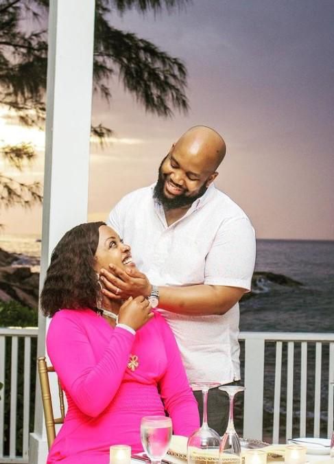 The happy couple on vacation