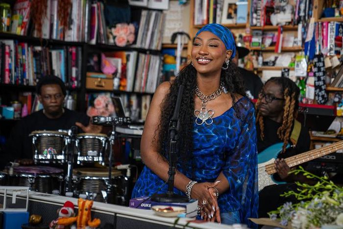 Tems premieres new single as she shines in Tiny Desk performance