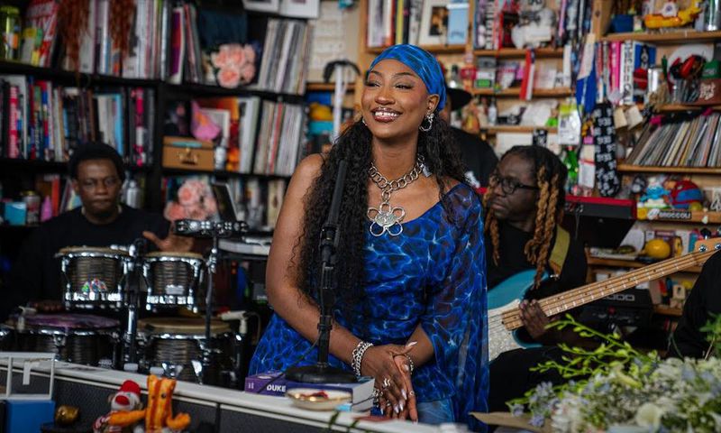 Tems premieres new single as she shines in Tiny Desk performance